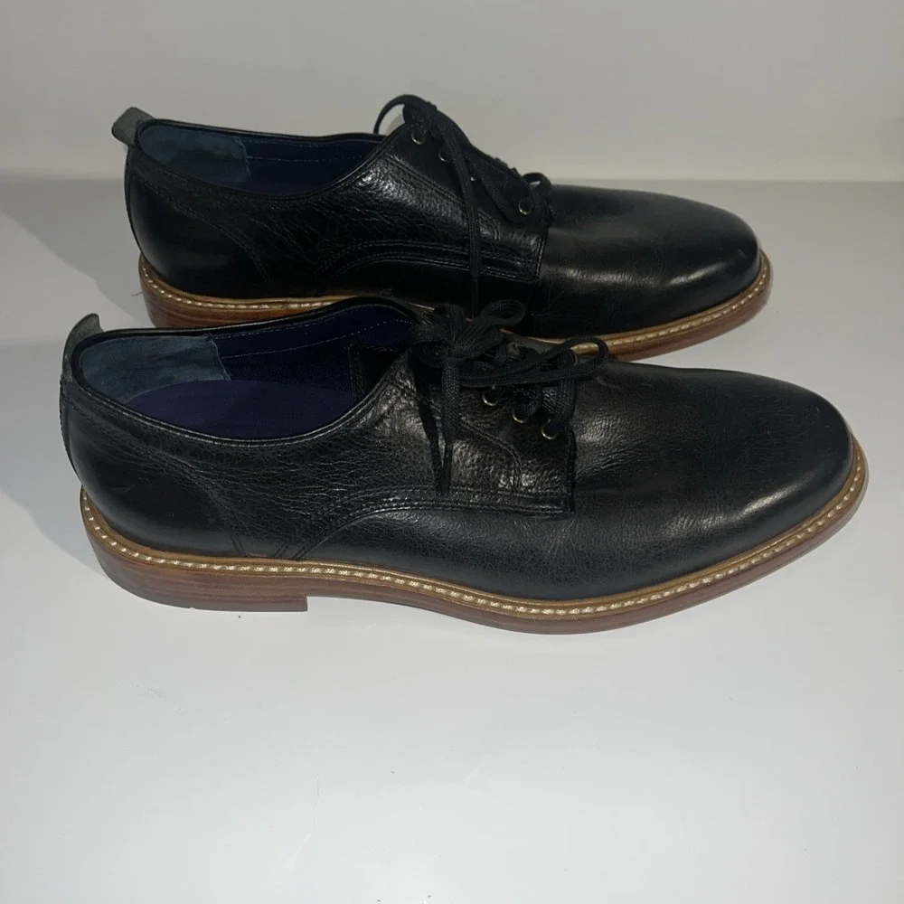 Cole Haan GrandOS Derby Black Men's Size 9.5 Classy Office Corporate Business